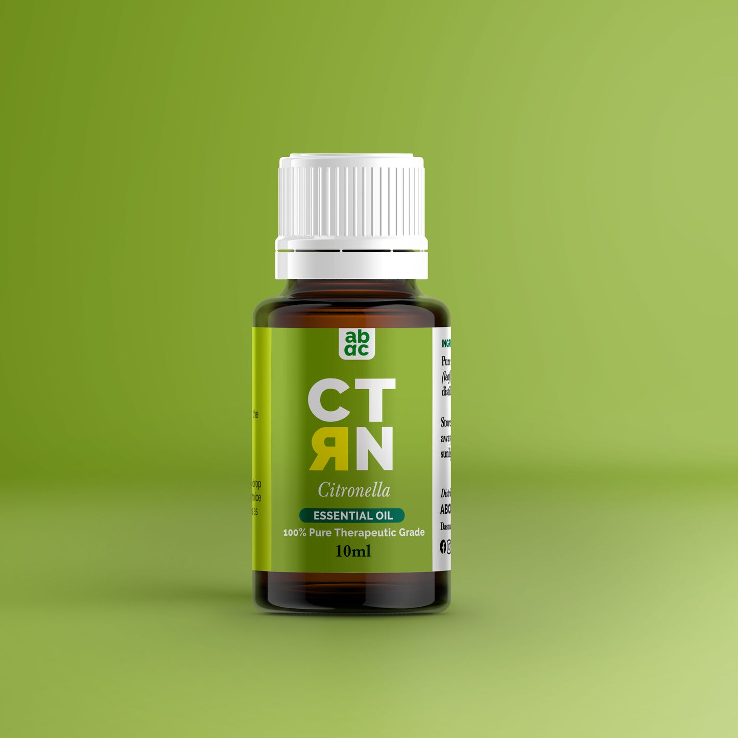 Citronella Essential Oil - 100% Natural, Therapeutic Grade for Aromatherapy, Insect Repellent, and Relaxation